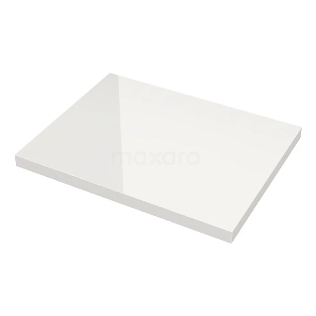Modulo Basin worktop | 60 cm High-gloss white T06-0600-30400