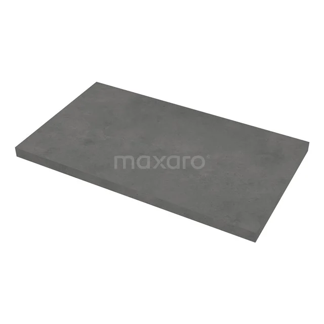 Modulo Slim Wastafelblad | 80 cm Donkergrijs beton T09-0800-35100