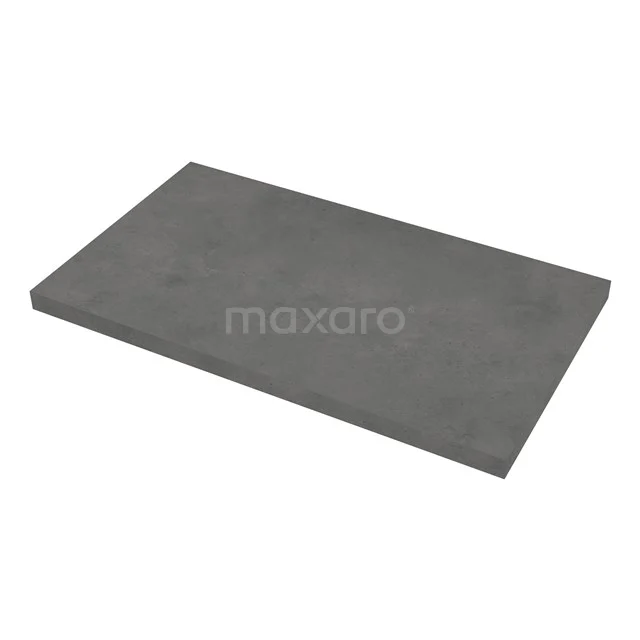 Modulo Wastafelblad | 80 cm Donkergrijs beton T06-0800-35100