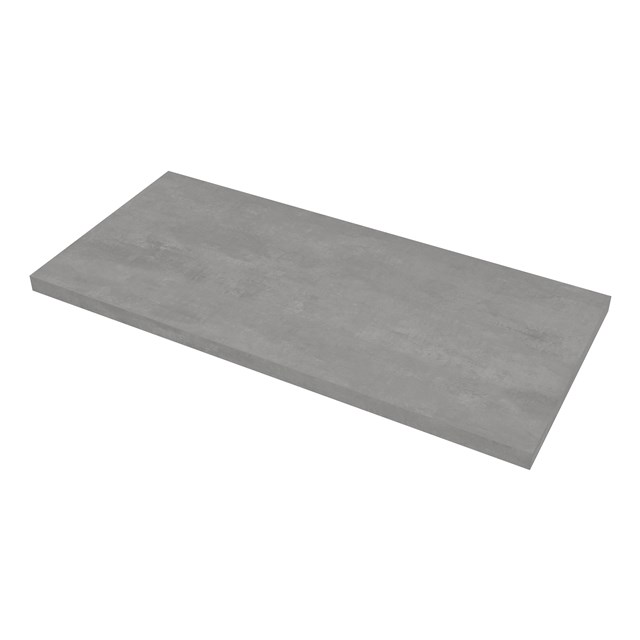 Modulo Slim Wastafelblad | 100 cm Lichtgrijs beton T09-1000-35000
