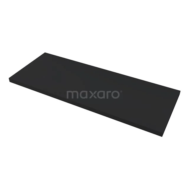 Modulo Slim Wastafelblad | 120 cm Mat zwart T09-1200-30100