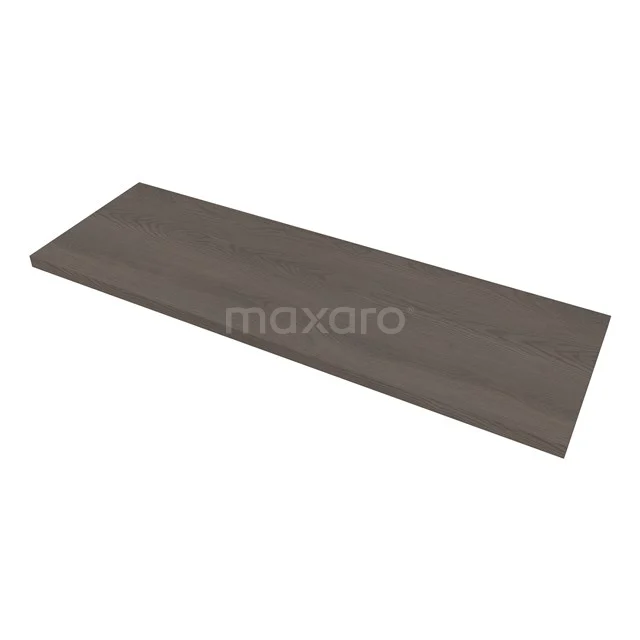 Modulo Basin worktop | 140 cm Dark brown oak T06-1400-33700