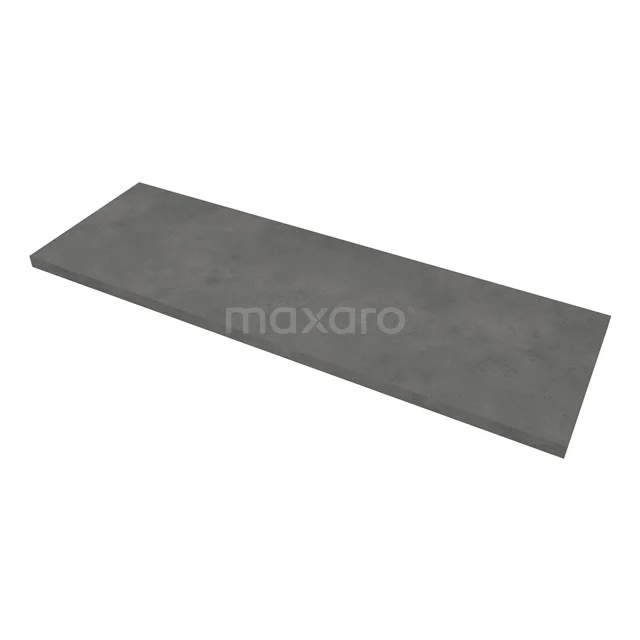 Modulo Basin worktop | 140 cm Dark grey concrete T06-1400-35100