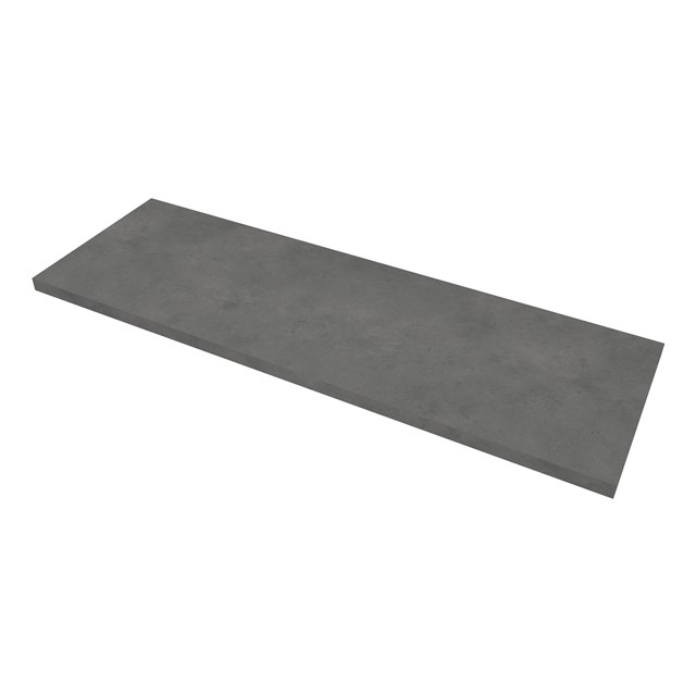 Modulo Wastafelblad | 140 cm Donkergrijs beton T06-1400-35100