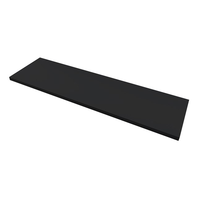 Modulo Wastafelblad | 160 cm Mat zwart T06-1600-30100