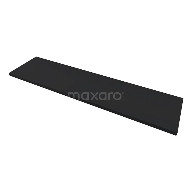 Modulo Wastafelblad | 180 cm Mat zwart T06-1800-30100