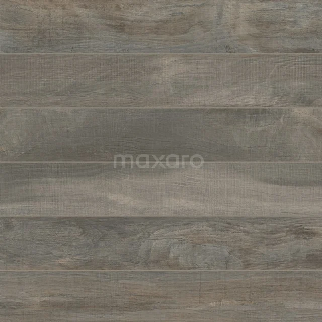 Keramische Badezimmerfliese Holzoptik grau-braun, robustes Design, natürlich aussehend mit subtilen Adern für stilvolle Verarbeitung.