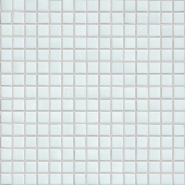 Fliesenmuster, Mosaik, Wave White Star 306-0204TS Weißer Mosaikfliese, glänzende Keramik, quadratische Struktur, ideal als Wandfliese für eine stilvolle Badezimmergestaltung.