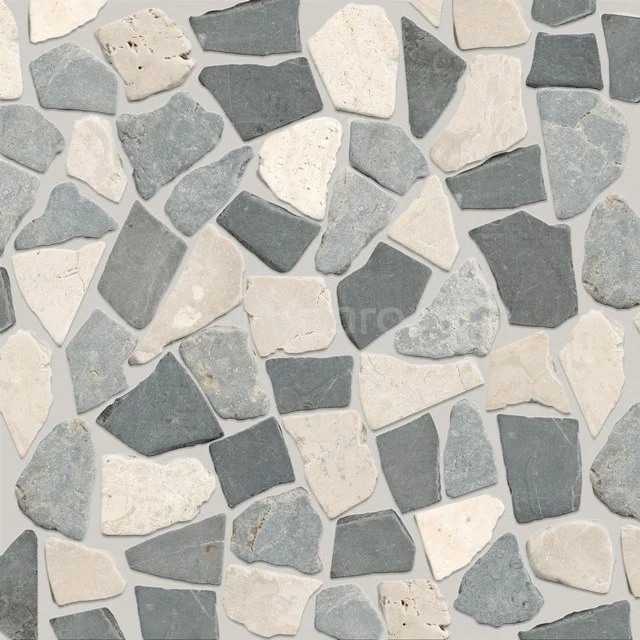 Mozaïek Pedra Mix Grey 30x30cm Natuursteen Multicolor Mat 306-060102