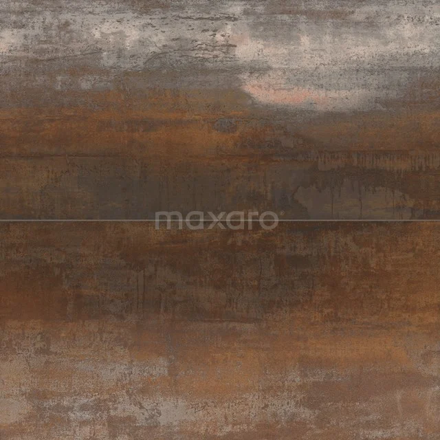 Ceramic bathroom tile in rustic wood look, warm brown with weathered details, ideal for a natural bathroom style.