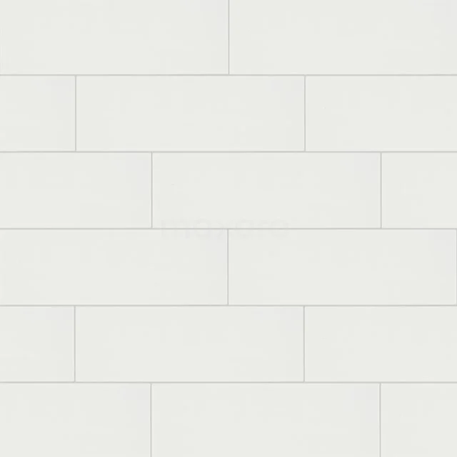 Fliesenmuster, Wandfliese, Blanco Weiß Matt 501-0502TS Weiße rechteckige Wandfliesen, glänzende Keramik, ideal für eine moderne Badezimmerwand.