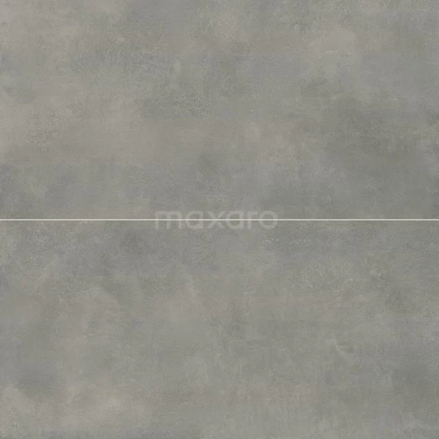 Graue keramische Badezimmerfliese mit Betonlook, rechteckig und matt verarbeitet, ideal für einen modernen Badezimmerstil.