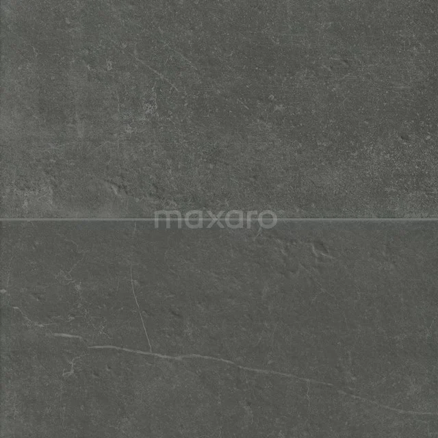 Dark grey ceramic tile with natural stone effect tile, perfect for a stylish and modern bathroom wall.