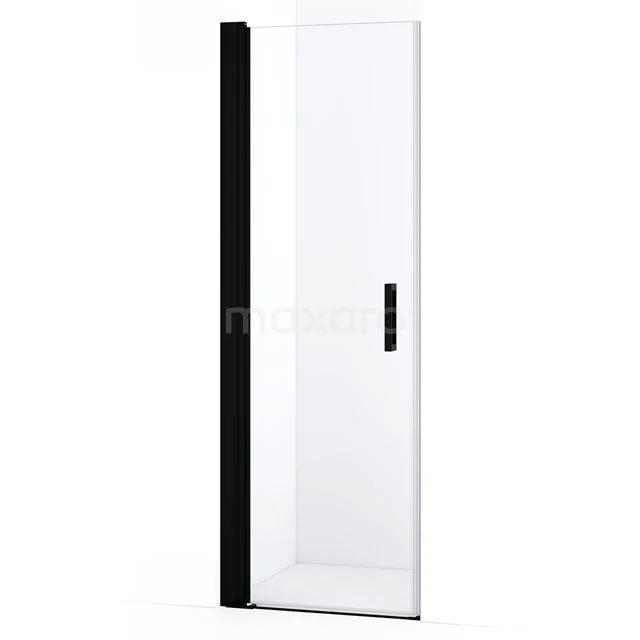 Diamond Shower door | 60 cm Matte black Clear glass Pivot door DDA106110MBN