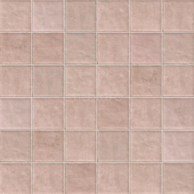 Fliesenmuster, Wandfliese, Colora Pink 401-0603TS Rosa keramische Mosaikfliese, quadratisch mit matter Oberfläche, ideal für eine stilvolle und langlebige Badezimmergestaltung.