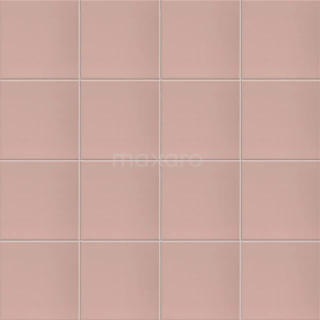 Century Matt Pink Wall tile | 15x15cm Uni Pink 501-120204 Pink ceramic bathroom tiles, glossy finish, square design, ideal for modern bathroom styles.