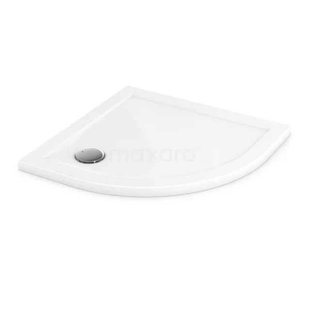 Duschwanne / Duschtasse 80x80cm Viertelkreis Acryl Hochglanz Weiß DBAQ0808G Eckige weiße Duschwanne mit abgerundeten Kanten, hergestellt aus hochwertigem Acryl, perfekt für moderne Badezimmer.