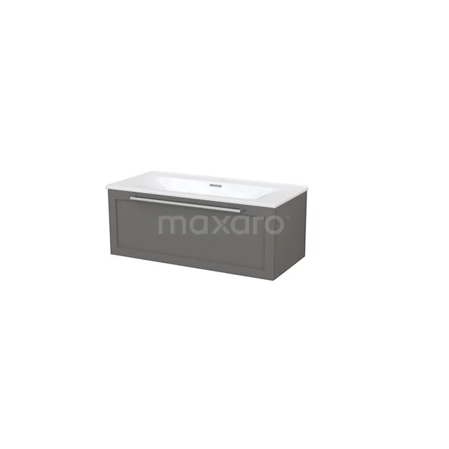 Modulo+ Badkamermeubel met wastafel | 100 cm Basalt Kader front 1 lade BMP004658