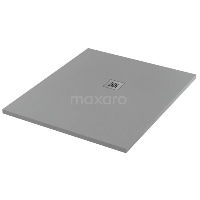 Shower tray 120x100 cm Rectangle Mineral marble Grey DBLR1210DG-RDG