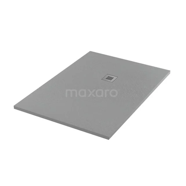 Shower tray 140x100 cm Rectangle Mineral marble Grey DBLR1410DG-RDG