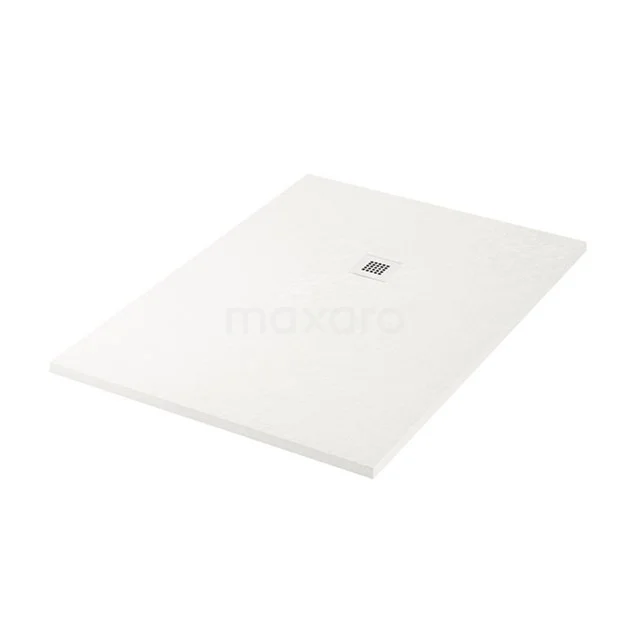 Shower tray 140x100 cm Rectangle Mineral marble White DBLR1410W-RW