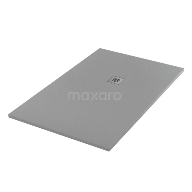 Shower tray 160x100 cm Rectangle Mineral marble Grey DBLR1610DG-RDG