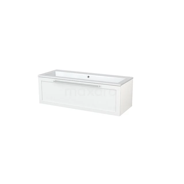 Rectangular white bathtub, modern design, ideal for luxury bathroom; made of sturdy acrylic with integrated panel.