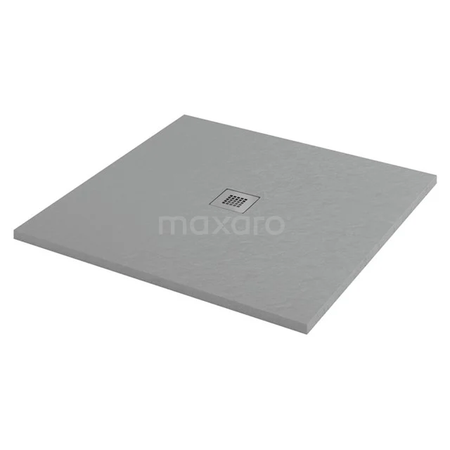 Shower tray 100x100cm Square Mineral marble Grey DBLS1010DG-RDG