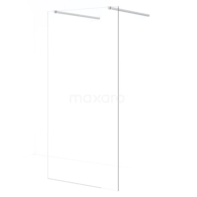 Diamond Inloopdouche | 100 cm Chroom Helder glas Vrijstaande wand IDF1080C