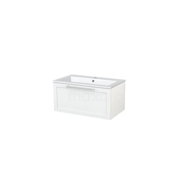 Freestanding white bathtub with rectangular design, plastic materials and classic finish, perfect for luxury bathrooms.