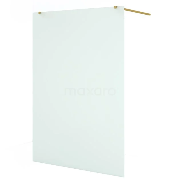 Diamond Inloopdouche | 140 cm Goud Matglas Vrijstaande wand IDF1487GG