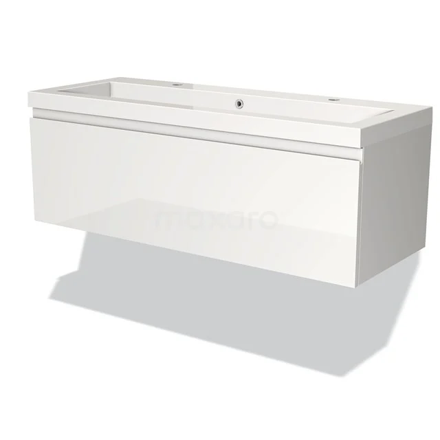 White floating vanity units with basin, modern design, high-gloss finish and integrated basin, ideal for sleek bathrooms.