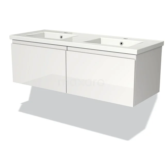 White floating bathroom unit with vanity units with basin, sleek design, ideal for modern bathrooms.