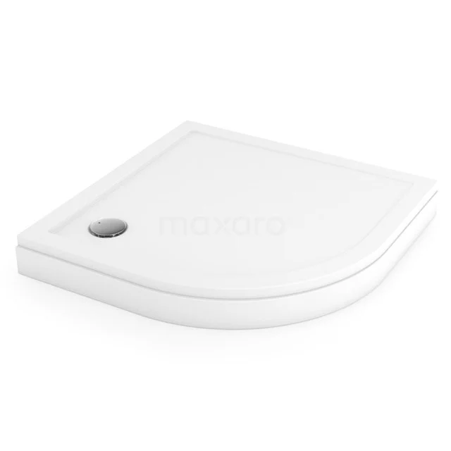 High Shower tray 100x100cm Quarter Round SMC High-gloss white DBSQ1010-H