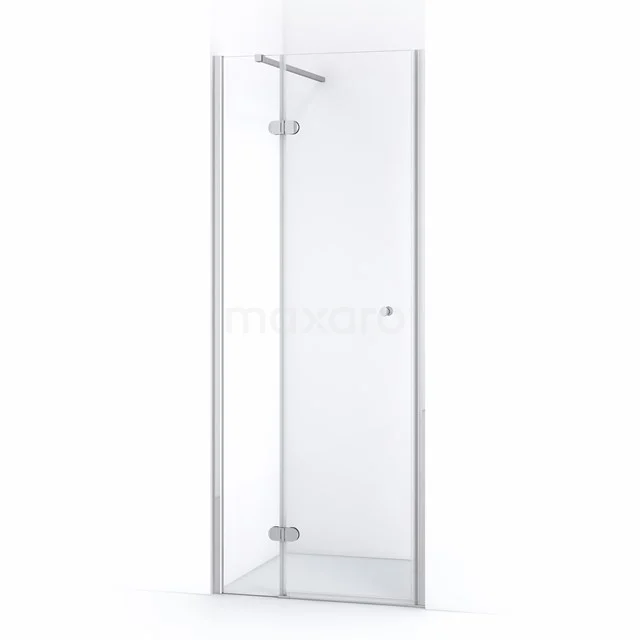 Duschtür Amber 80cm Klar Sicherheitsglas Chrom WTC25120C Glasene Duschkabine mit durchsichtigen Profil, eckigem Design, ideal für moderne Bäder.