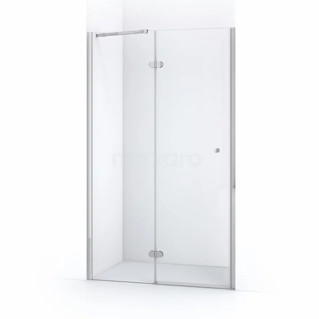 Amber Duschtür | 120 cm Chrom Klarglas Drehtür WTC56220C Glas Duschtür mit Scharnieren, klarem Sicherheitsglas, Aluminium Profile, ideal für moderne Bäder.