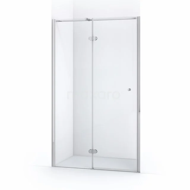 Duschtür Amber 130cm Klar Sicherheitsglas Chrom WTC66320C Glas Duschkabine mit klarem transparentem Design, Aluminium Profile und minimalistischen Stil für moderne Bäder.