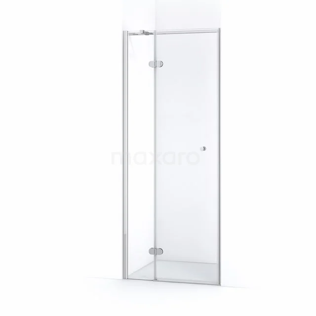 Duschtür Amber 80cm Klar Sicherheitsglas Chrom WTB16320C Glasene Duschtür, minimalistisches Design, transparent, mit verchromten Scharnieren, perfekt für moderne Bäder.