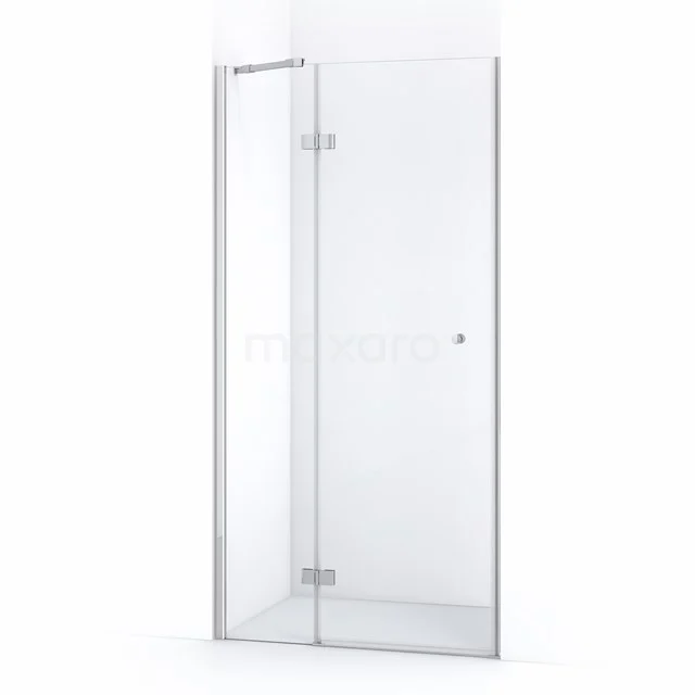 Duschtür Amber 110cm Klar Sicherheitsglas Chrom WTB46210C Glas Duschkabine mit Eckeingang, Klarglas und minimalistischem Design, ideal für moderne Bäder.