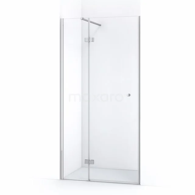 Amber Duschtür | 90 cm Chrom Klarglas Drehtür WTB35110C Glas Duschkabine mit rechteckiger Form, transparentem Design und rostfreien Scharnieren, ideal für moderne Bäder.