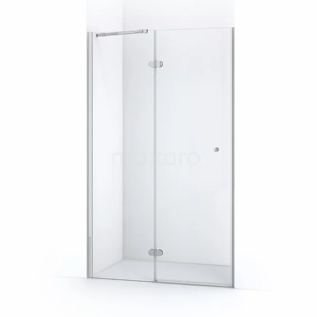Duschtür Amber 120cm Klar Sicherheitsglas Chrom WTB65220C Glas Duschtür mit Eckdesign, silberne Akzente, klares Sicherheitsglas, ideal für moderne Bäder.
