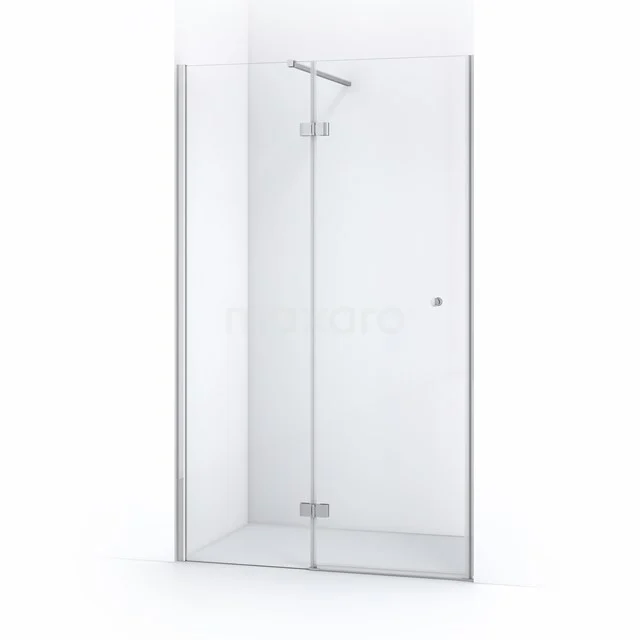 Amber Duschtür | 110 cm Chrom Klarglas Drehtür WTB46110C Glas Duschkabine mit Tür, minimalistisches Design, Klarglas und chromatische Scharniere, ideal für ein modernes Badezimmer.