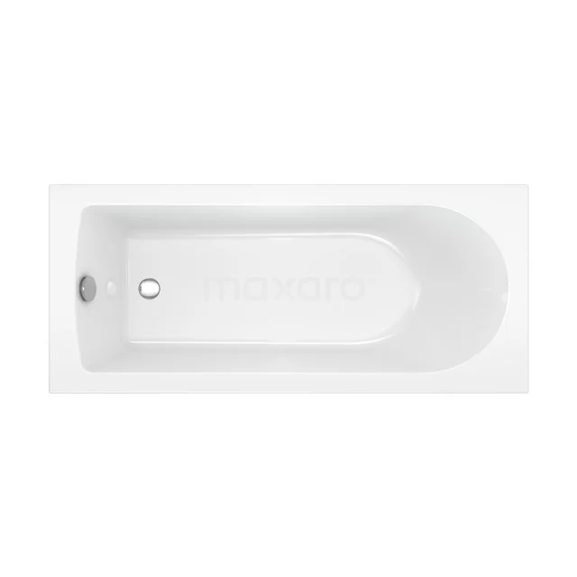 Rechteckige weiße Badewanne mit abgerundeten Ecken, hergestellt aus hochwertigem Acryl, ideal für luxuriöse Badezimmerentspannung.