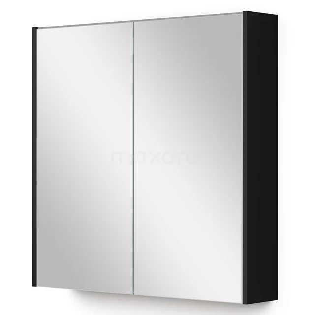 Mirror cabinet with lighting Modulo 70x70cm Matte Black K99-0700-59009-01