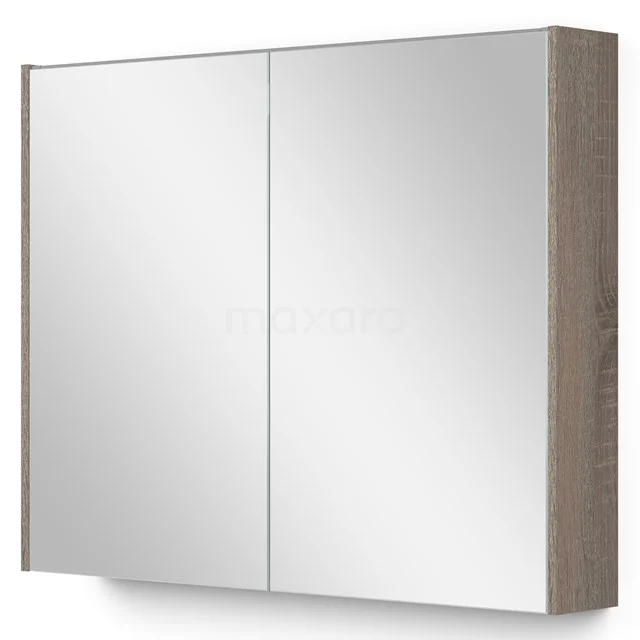 Mirror cabinet with lighting Modulo 90x70cm Oak K99-0900-59009-32