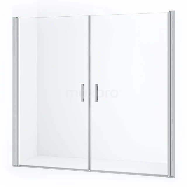 Diamond Douchedeur | 200 cm Chroom Helder glas Pendeldeur DDE1101010C