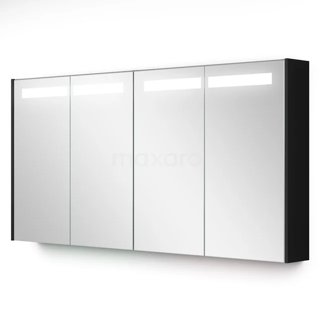 Mirror cabinet with lighting Modulo 140x70cm Matte Black K99-1400-59008-01