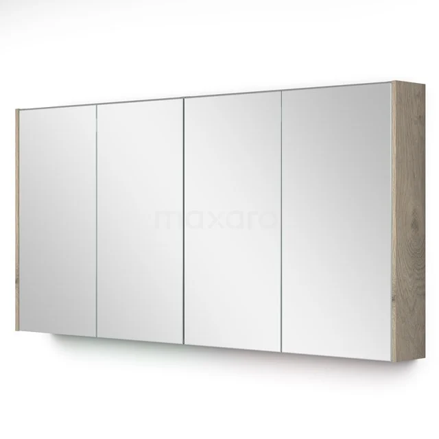 Mirror cabinet with lighting Modulo 140x70cm Light grey oak K99-1400-59009-33