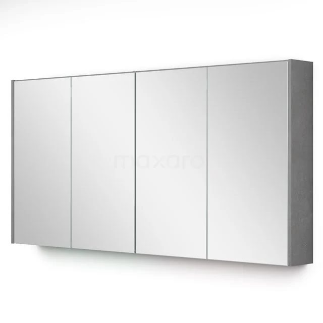 Spiegelkast Met Verlichting Modulo 140x70cm Lichtgrijs Beton K99-1400-59009-50