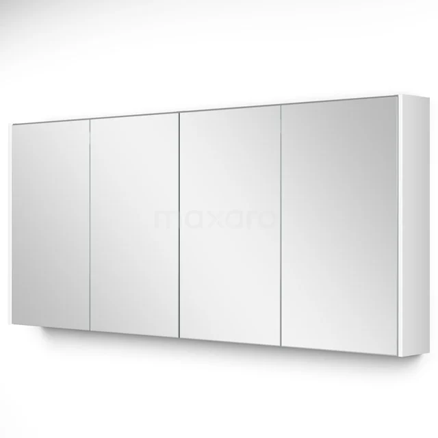 Spiegelkast Met Verlichting Modulo 160x70cm Hoogglans Wit K99-1600-59009-04
